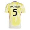 Jalkapallo Pelipaidat/Peliasut Juventus Locatelli 5 Vieraspelipaita 2024-25